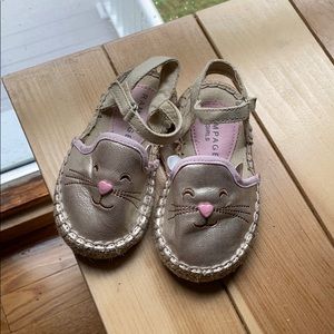 Toddler girl cat sandals